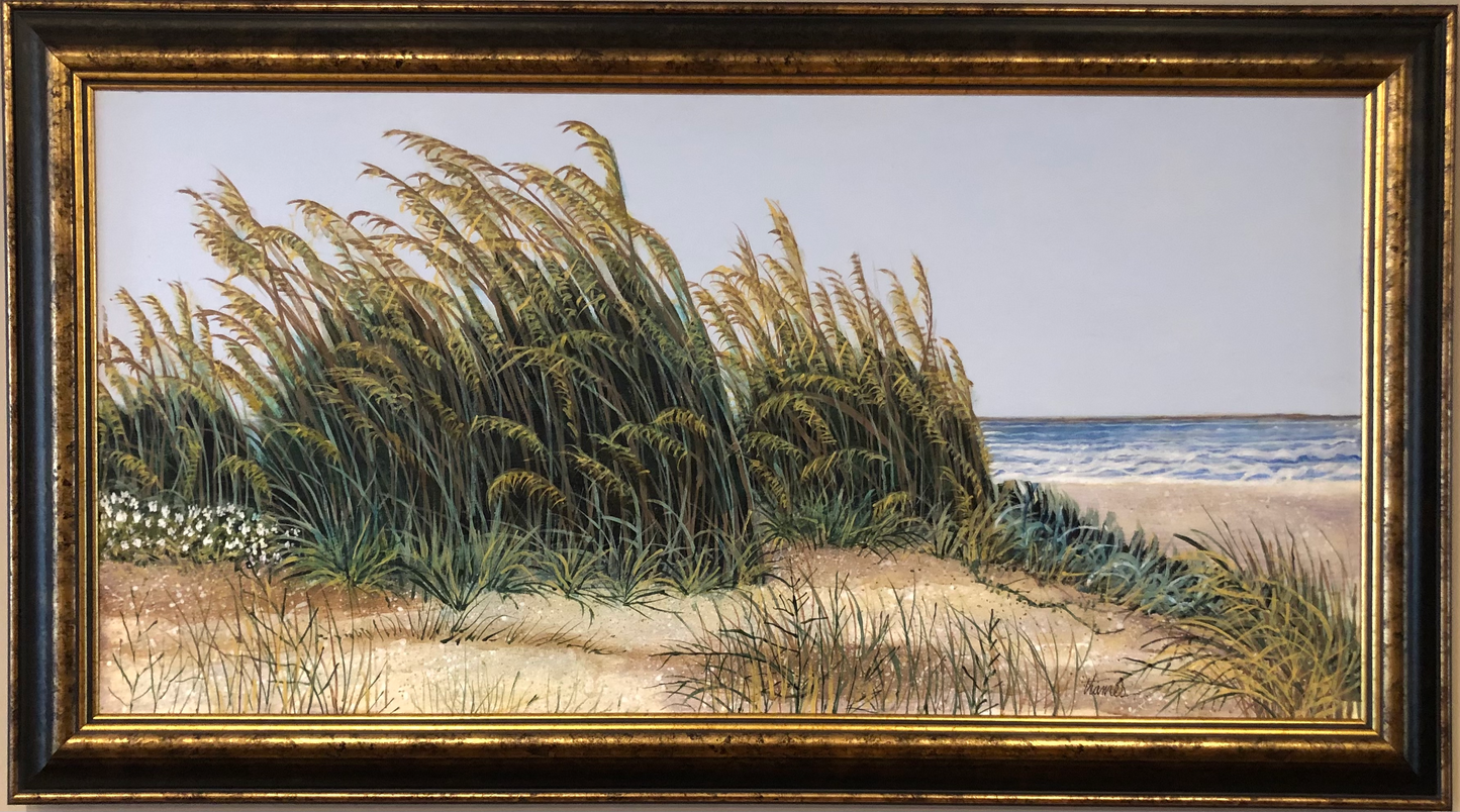 Lowcountry Sea Oats (Framed Original)