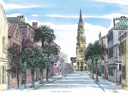 Church Street (Pen & Ink)